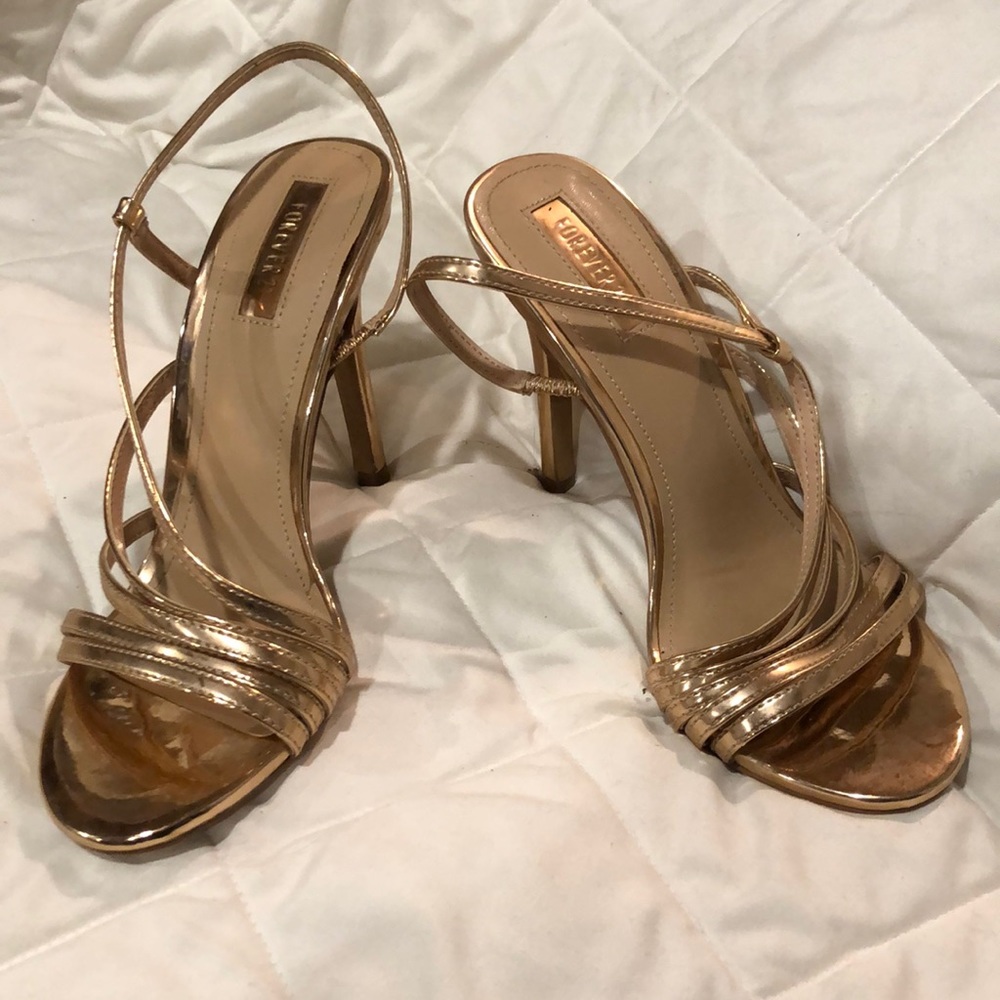 Heels, Rose Gold